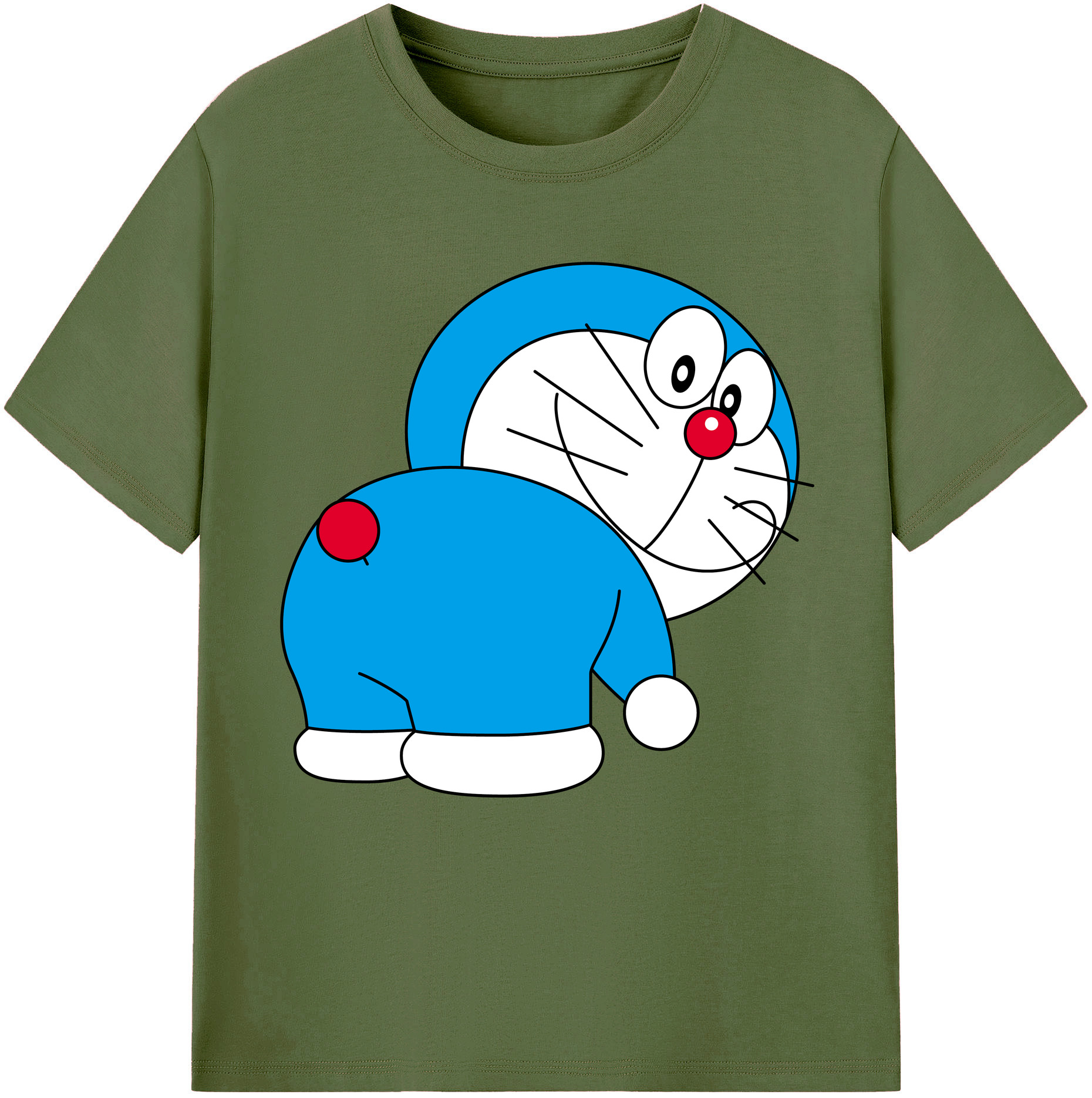 （画像用） ドラえもん Doraemon 綿100％半袖Tシャツ（フロントプリント）